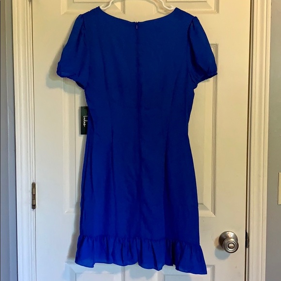 Blue Ruffle Dress - Picture 3 of 3